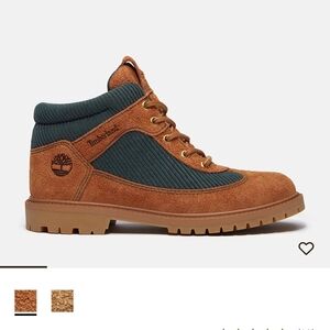 Women's Nellie Chukka Timberland Tan and Dark Green Boots